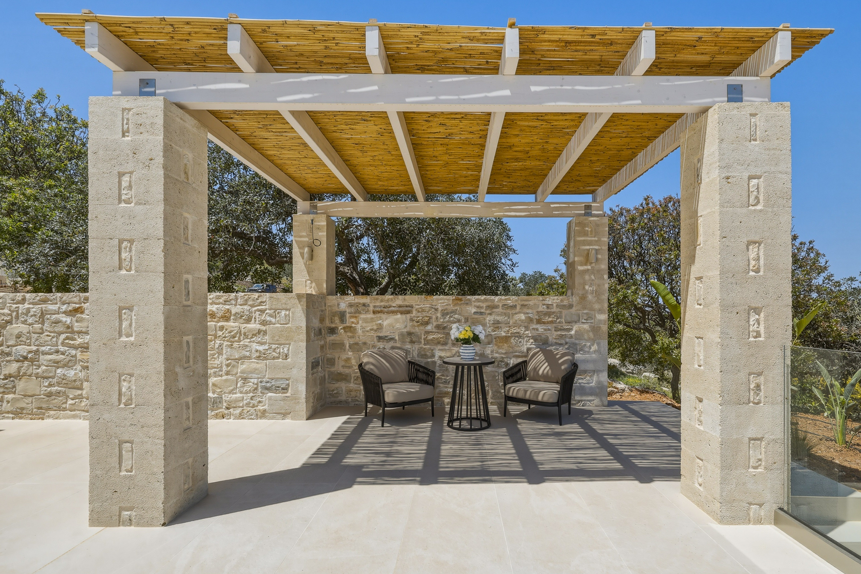 Pergola der Villa Selene